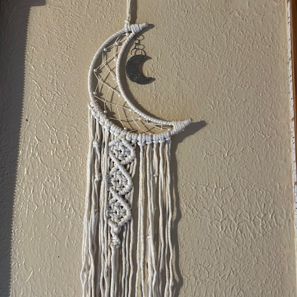 Woven Moon Dream Catcher